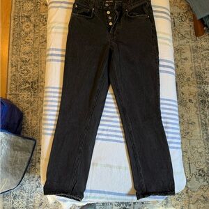 GRLFRND High Rise Black Jeans Timeless Fit
